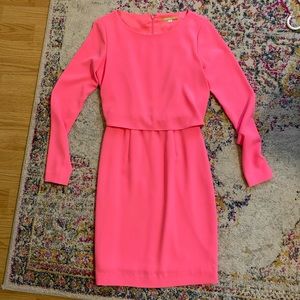 Gianni Bini Neon Hot Pink Pencil Dress